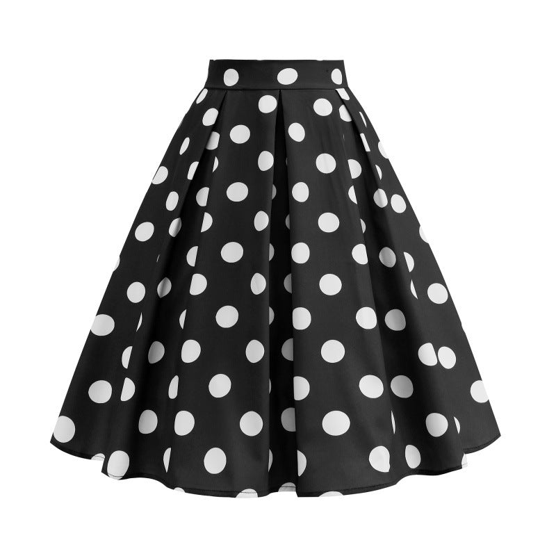 Versatile Slimming A-line Flared Skirt