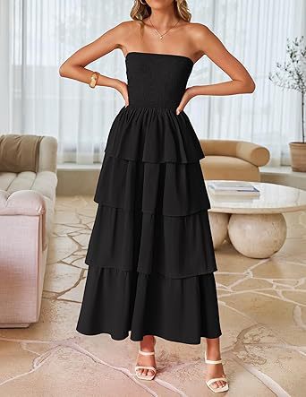Women's Sleeveless Off-Shoulder Long Vest Dress