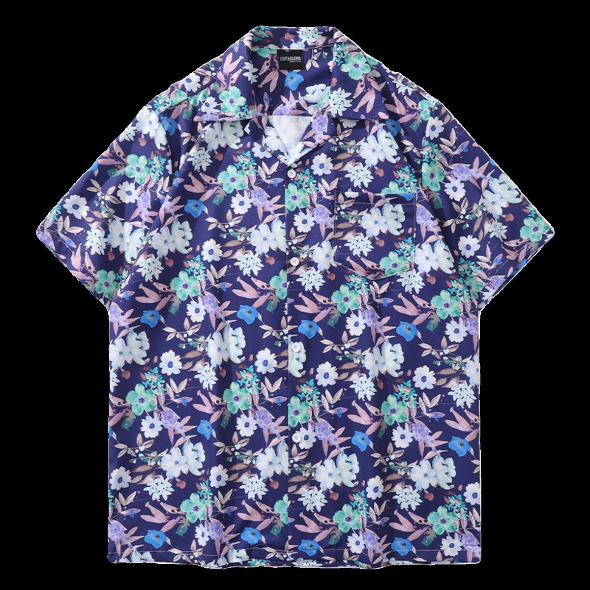 Unisex Loose Cool Couple Beach Shirts For Vacation