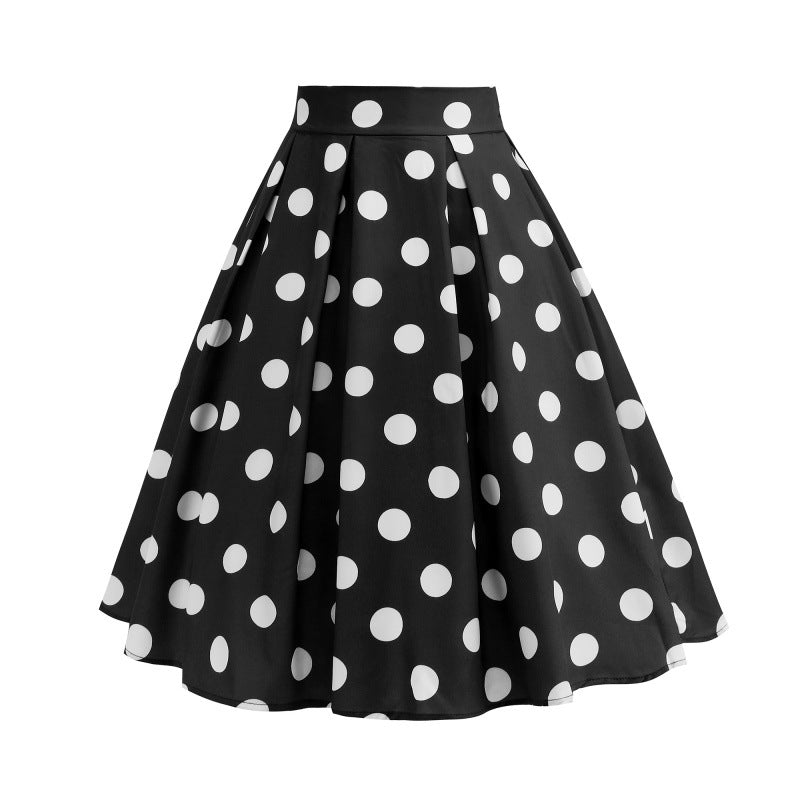 Versatile Slimming A-line Flared Skirt